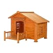 Country Hideaway Dog House with Porch