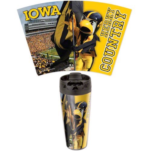 Iowa Hawkeyes Herky Travel Mug