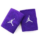 (ナイキ)Nike JORDAN リストバンド (パープル/シルバー) -