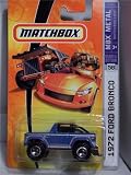 Mattel Matchbox 2007 MBX Metal 1:64 Scale Die Cast Car # 58 - Light Blue 4x4 SUV 1972 Ford Bronco