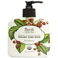 Nourish Organic Hand Wash Wild Berries Sensible Organics 7 fl oz Liquid