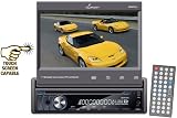 Lanzar SDIN74DU 7-Inch Motorized Touch Screen TFT/LCD Monitor with DVD/CD/MP3/MP4/AM/FM Player