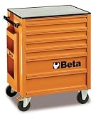 Beta C24H O-Mobile Orange Roller Cab with 7 Drawer
