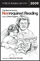 The Best American Nonrequired Reading 2009