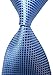 Geek-M Necktie for Men Jacquard Woven Checkered Tie Wedding Suit Necktie for Men Business