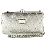 Kitchen & Housewares : Suzy Smith Silver Metallic Quilt Clutch