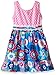 Youngland Girls' Floral Poplin High Low Sundress
