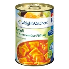 Weight Watchers Ravioli mit K�se Gemuse F�llung, 3er Pack (3 x 400 g Dose)