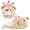 Teddy Bear with Princess Crown Slippers for Toddler Girls