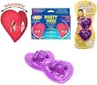 Nasstoys Vibrating Nipple and Breast Stimulator Purple Hearts Adult Sex Toy Kit