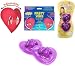 Nasstoys Vibrating Nipple and Breast Stimulator Purple Hearts Adult Sex Toy Kit