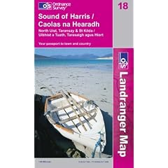 Sound of Harris, North Uist, Taransay and St.Kilda (Landranger Maps) (Landranger Maps)