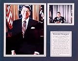 President Ronald Reagan Picture Plaque Framed
