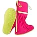 Seal Shoe Covers- Women's Water Resistant Shoe and Boot Covers- A Durable, Lightweight and Fashionable Alternative to Rain Boots (Pink/Small)