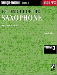 Technique of the Saxophone - Volume 3: Rhythm Studies