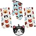 Kay Dee 4 Piece Kitchen Set - 2 Terry Towels, Oven Mitt, Potholder (Crazy Cat)