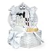 Outdoor Living : Picnic Time Wedding Heart 17in. Heart Shaped Bamboo Basket w/ Deluxe Service For 2 (White)
