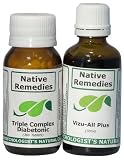 Native Remedies Diabetonic and Vizu-All Plus ComboPack for healthy sugar levels and healthy eyesight
