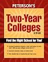 Two Year Colleges 2008 (Peterson's Two Year Colleges)