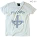 【VICE FAIRY×ワンピース】コラボ《不死鳥マルコ》シャイニングラインストーンTシャツ【ホワイト Mサイズ（44）】☆アニメキャラクターグッズ通販☆