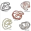 Edelstein Splitterketten 5er Pack 90 cm Kette Calcit Fluorit Karneol Rosenquarz Tigerauge Kettensortiment