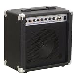 Soundlab schwarz 10 W Gitarrenverstärker mit Hall und Tragegriff