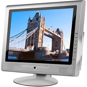 Coby TF-DVD1540 15-Inch Flat-Panel LCD Television with Side-Loading DVD Player