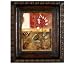 Love Letters II Oil Reproduction with Mahogany Frame Mahogany with Rust Frame