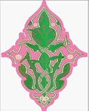 Leafy Sconce Auto Glass Sticker