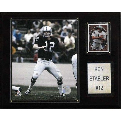 NFL Oakland Raiders Ken Stabler Player Plaque