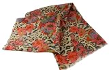 Asian Eye Camille Wool Silk Blend Womens Scarf in Rose Multi One Size