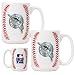 Florida Marlins 2-Piece Ceramic Gameball Mug Set (Primary Logo)