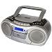 Elta 6731 Radiorekorder mit CD-Player (USB, SD-Karten Slot, MP3) silber