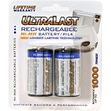 AGAIN AND AGAIN UL2C Rechargeable NiMH Batteries - 2 Pack (AGAIN AND AGAIN UL2C)