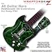 Abstract 01 Green Skin by WraptorSkinz TM fits All Sony PS2 Guitar Hero SG Guitar Controllers (GUITAR NOT INCLUDED)