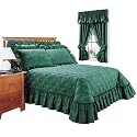 Sutton Quilt Top Bedspread - Cedar