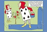 : Art Poster, Alice in Wonderland: The Gardeners - 27.5 x 18.75