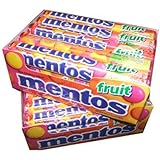 Mentos Chewy Candy, Mixed Fruit Flavor, 1.32 Ounce Rolls-(pack of 30) by Perfetti