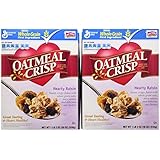Oatmeal Crisp Cereal, Hearty Raisin, 18-Ounce Box (Pack of 4)