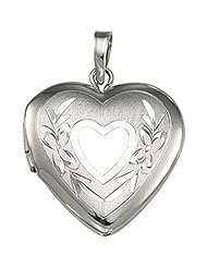 New Sterling Silver Heart Shaped Locket - 22mm