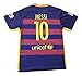Messi #10 FC Barcelona 2015-16 Youths Home Kit Shirt & Shorts