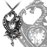 Diamond Heart - Alchemy Gothic Pendant Necklace