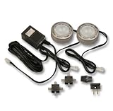 Westek XP20KC 20 Watt Xenon Accent Light Kit 2 Pack Nickel