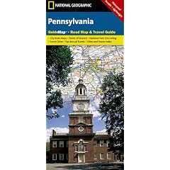 Pennsylvania Road Map & Travel Guide [GuideMap series]