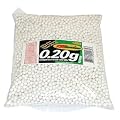 TSD Competition Grade 6mm plastic airsoft BBs, 0.20g, 5000 rds, white