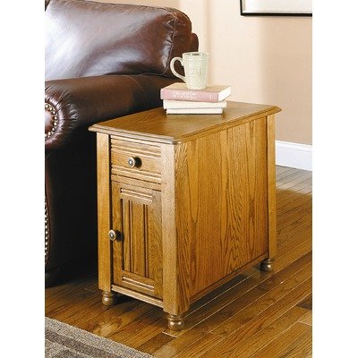 American Tapestry Chairside Cabinet Ginger Oak