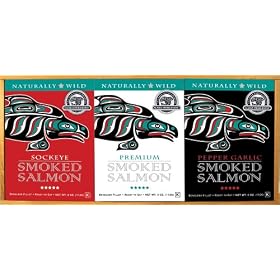 Alaska Smokehouse Smoked Salmon Assortment - Three Pack *FREE SHIPPING*