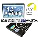 Electronics : 11.3 Inch Swivel Screen Portable DVD MP3 DIVX Jpeg Player with Built-in TV and SD/MMC/USB Card Reader