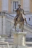 Statue De Marcus Aurelius - Piazza Des Campidoglio - Rome - 24