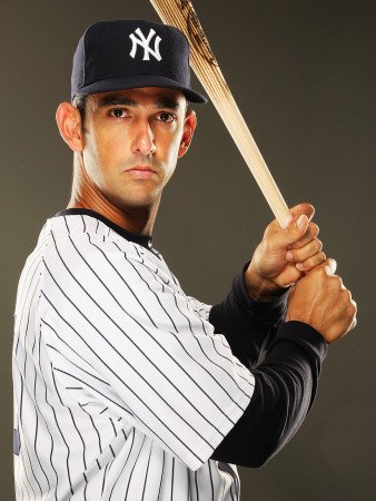 New York Yankees Photo Day, TAMPA, FL - FEBRUARY 23: Jorge Posada Photographic Poster Print by Al Bello, 9x12